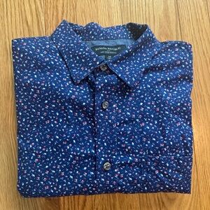 banana republic | men’s navy floral button down